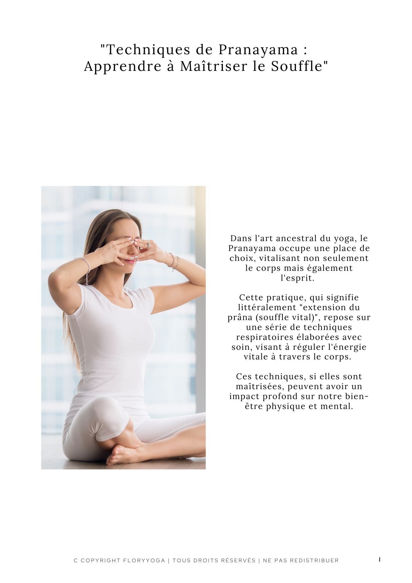 Les 4 types de Pranayama