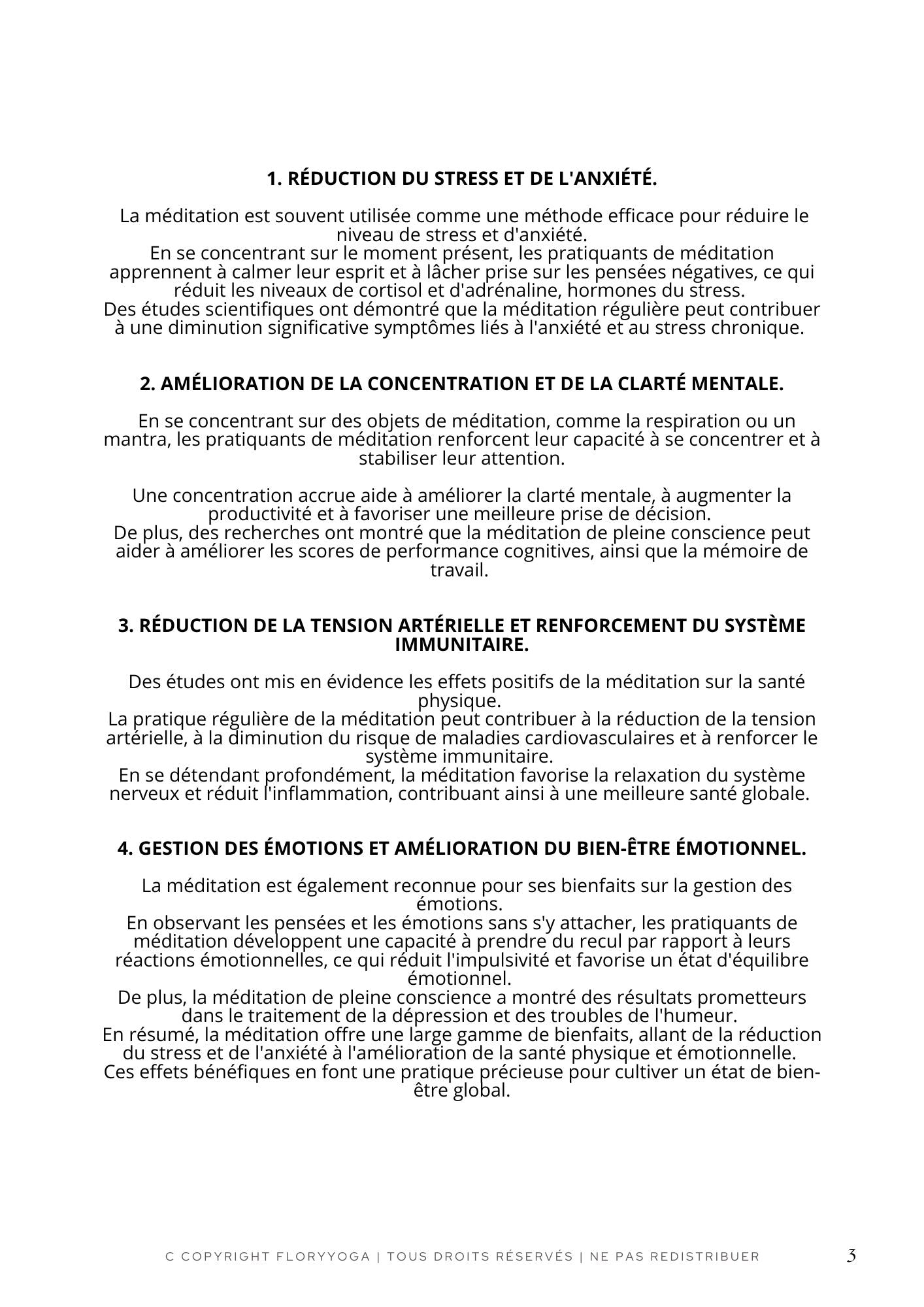 La méditation
